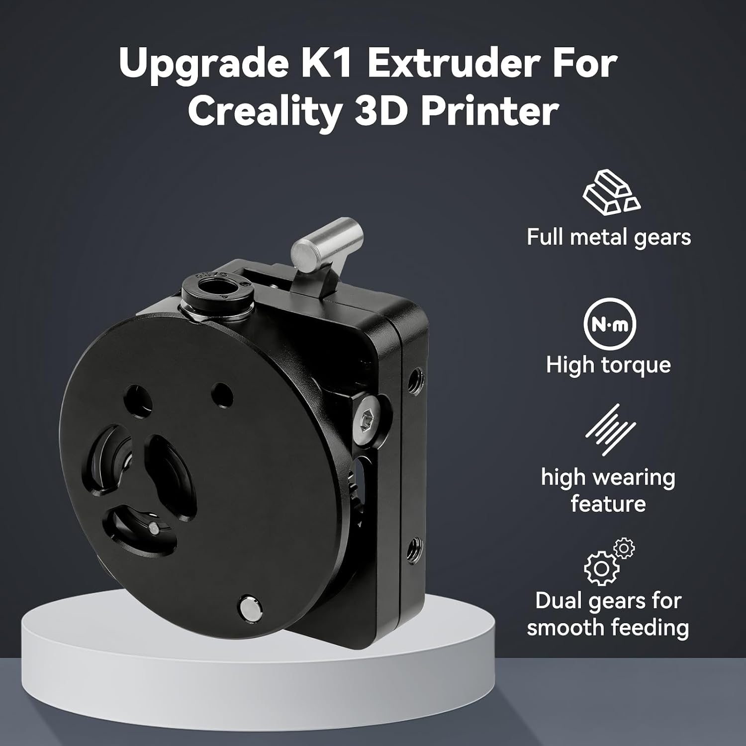 Экструдер K1/K1 Max/K1C/K1 SE, – обзор и цена Direct Drive Dual Gear Extruder High Speed